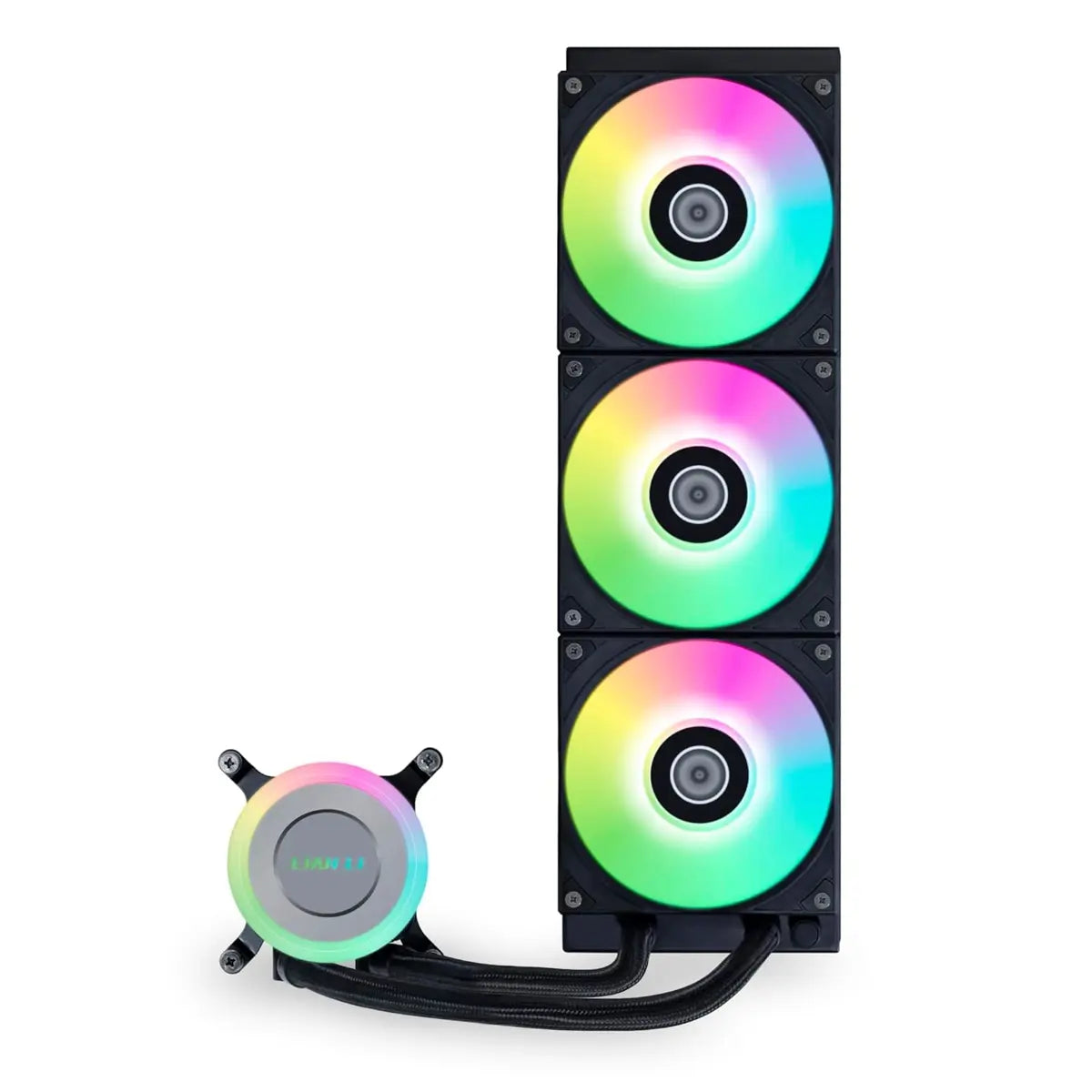 Lian Li Hydroshift LCD 360R AIO ARGB 360mm Liquid CPU Cooler - Black