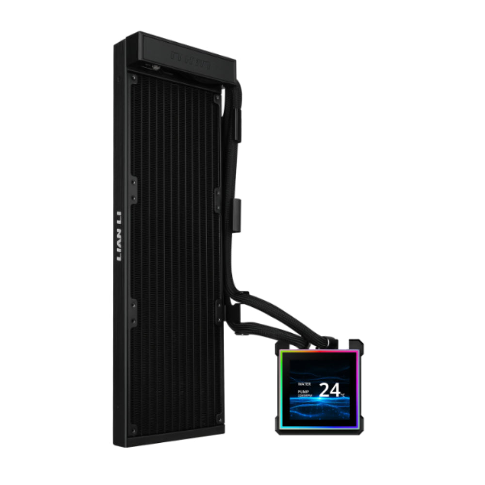 Lian Li HydroShift II LCD-S 360 N RGB AIO Liquid Cooler – Black (Fanless)