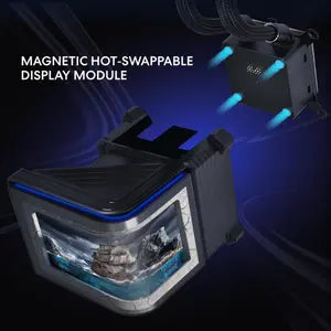 Lian Li Hydroshift II OLED Curved 360TL Liquid CPU Cooler - Black