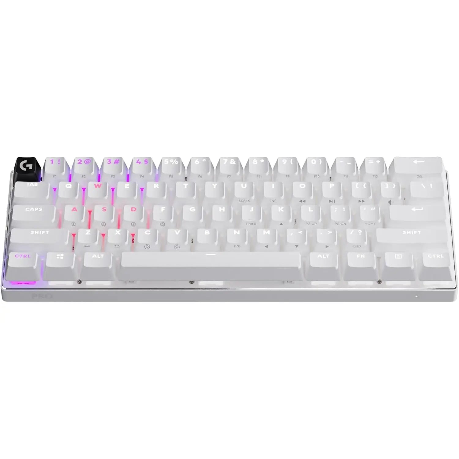 Logitech G Pro X 60 Lightspeed Wireless 60% Gaming Keyboard - White (Tactile Switches)