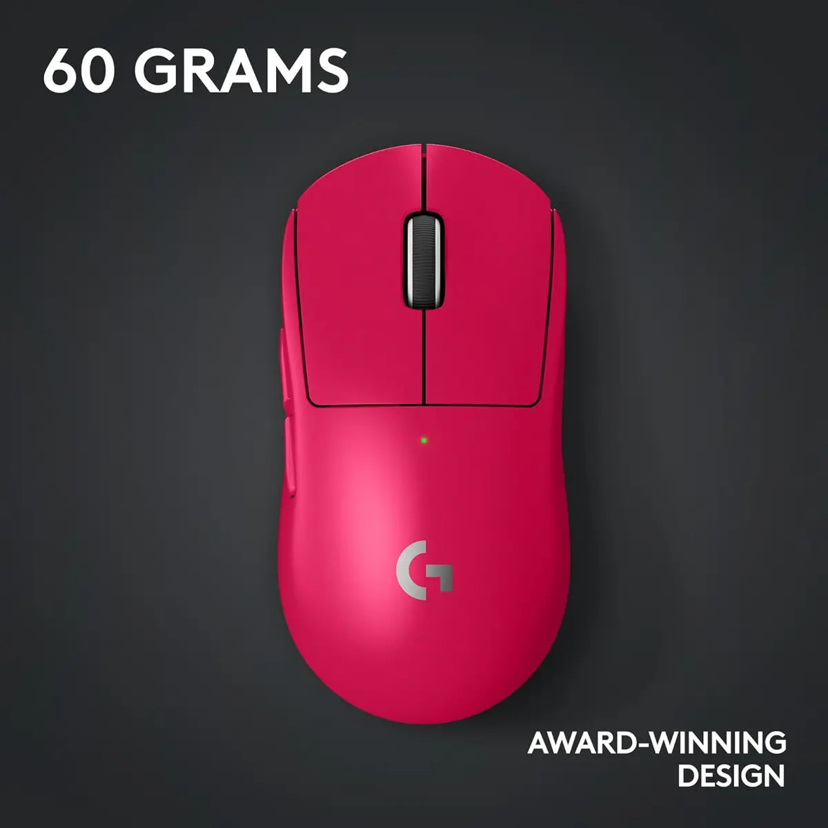 Logitech G PRO X Superlight 2 Lightspeed Wireless Gaming Mouse - Magenta
