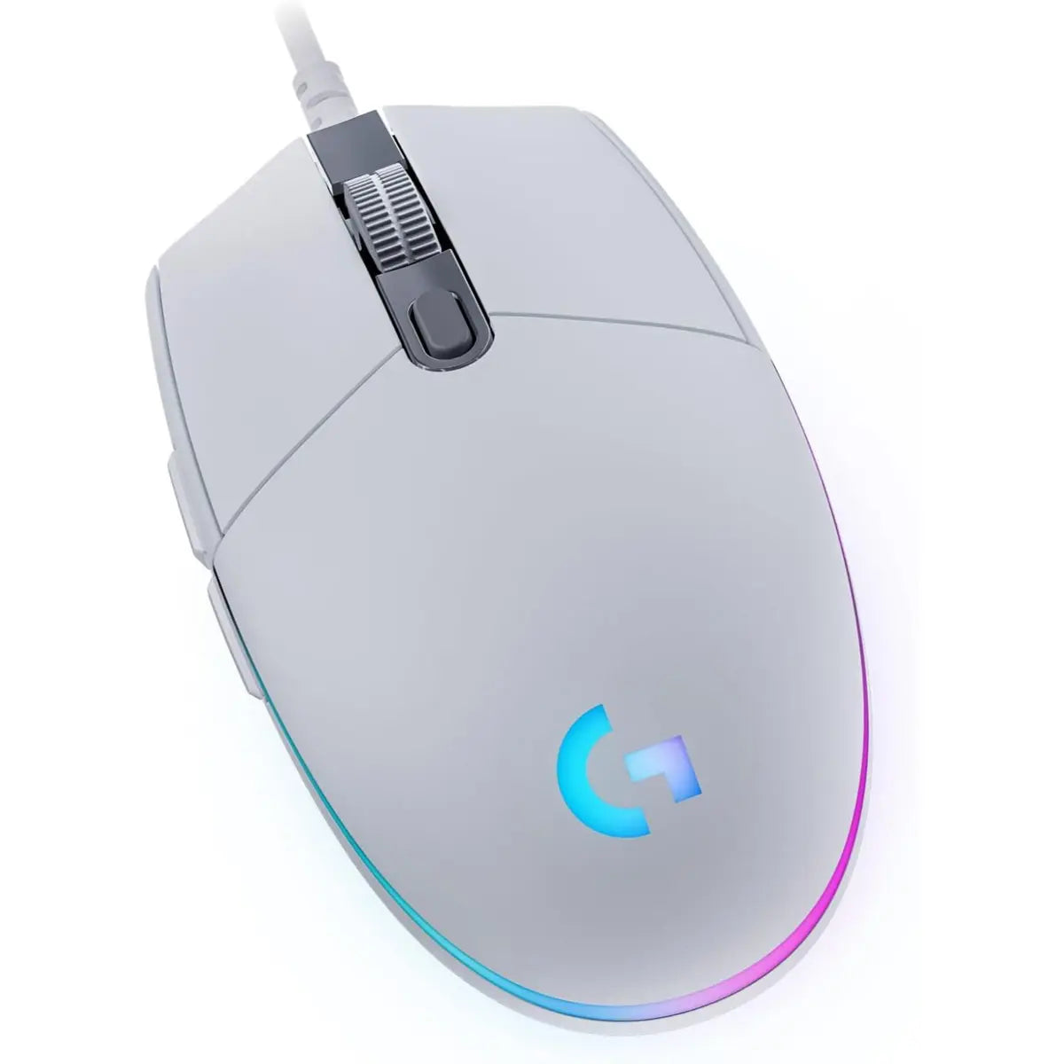 Logitech G203 Lightsync Wired Gaming Mouse - White