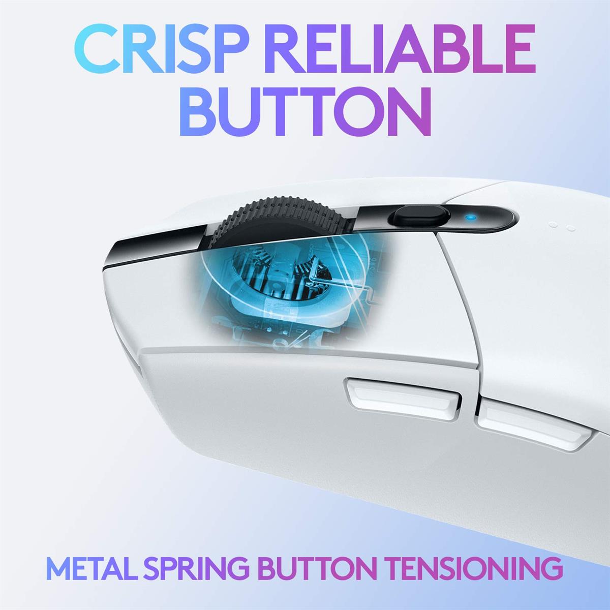 Logitech G304 HERO Lightspeed Wireless Gaming Mouse - White