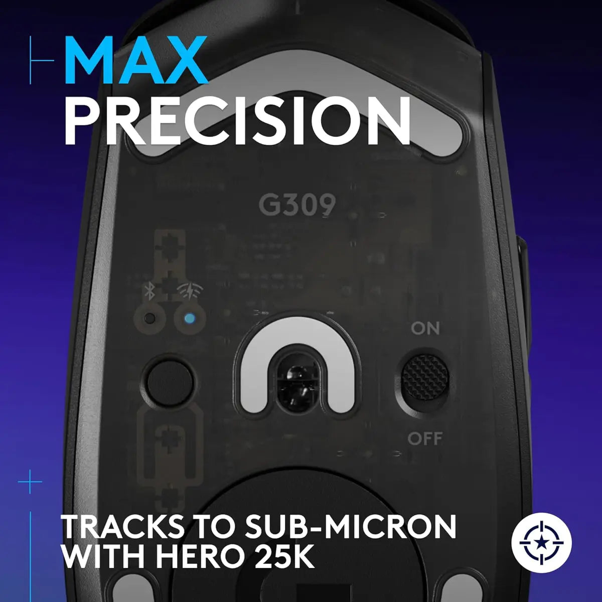 Logitech G309 Lightspeed Wireless Gaming Mouse - Black