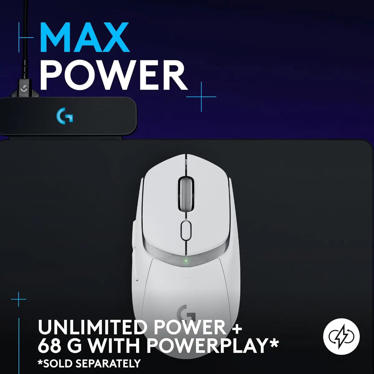 Logitech G309 Lightspeed Wireless Gaming Mouse - White