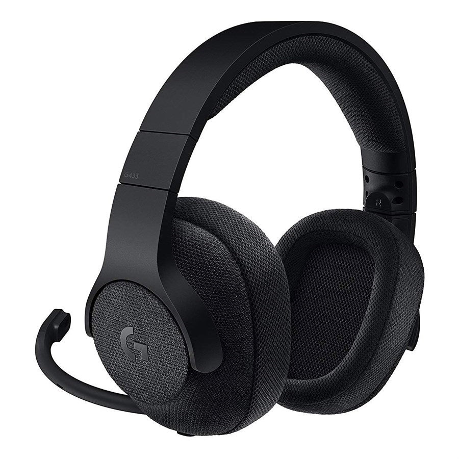 Logitech G433 7.1 Wired Surround Gaming Headset (Black)