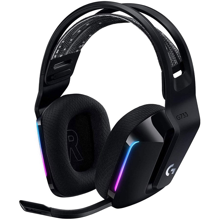Logitech G733 RGB Lightspeed Wireless Gaming Headset (Black)