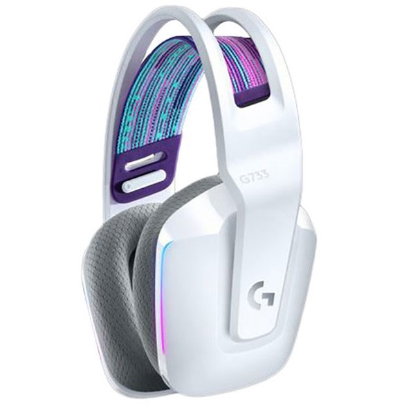 Logitech G733 LIGHTSPEED Wireless RGB Gaming Headset (White)
