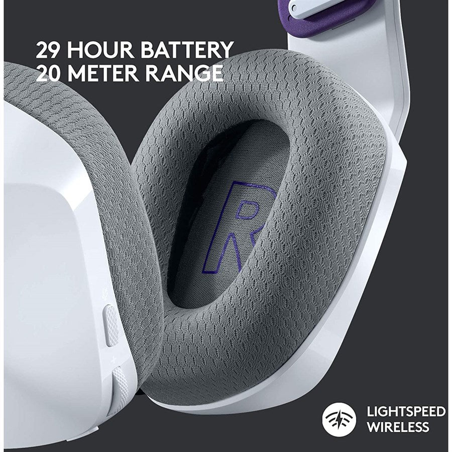Logitech G733 LIGHTSPEED Wireless RGB Gaming Headset (White)