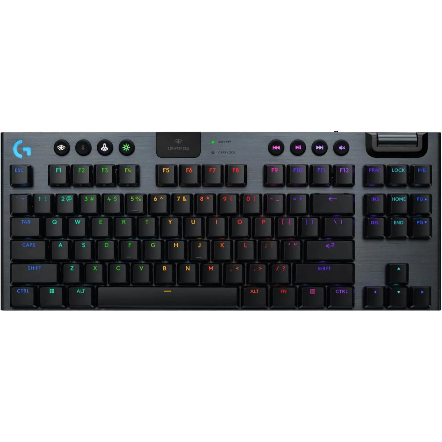 Logitech G915 X Lightspeed TKL Wireless Mechanical Gaming Keyboard -  Black (GL Clicky Switches)