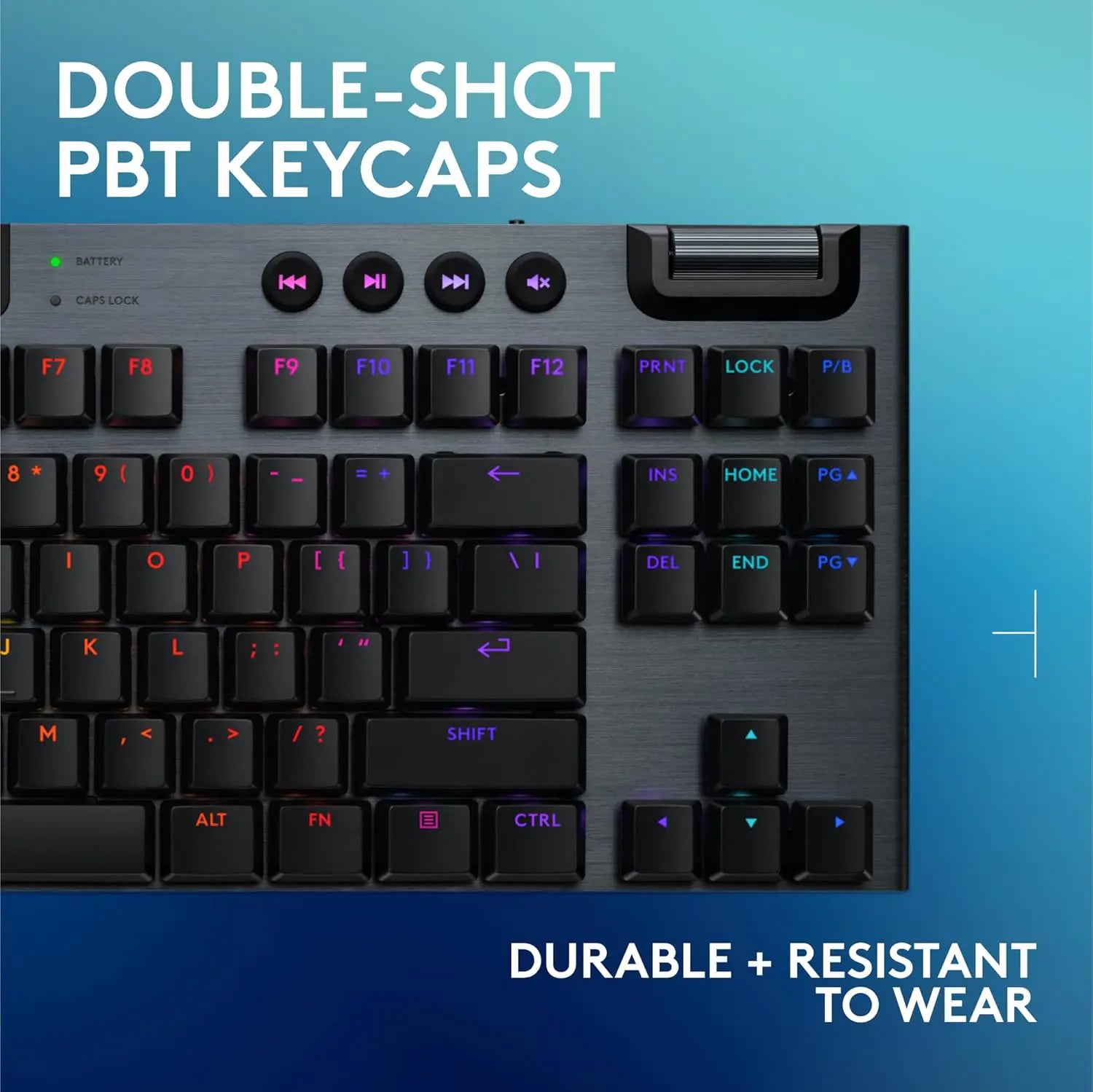 Logitech G915 X Lightspeed TKL Wireless Mechanical Gaming Keyboard -  Black (GL Clicky Switches)