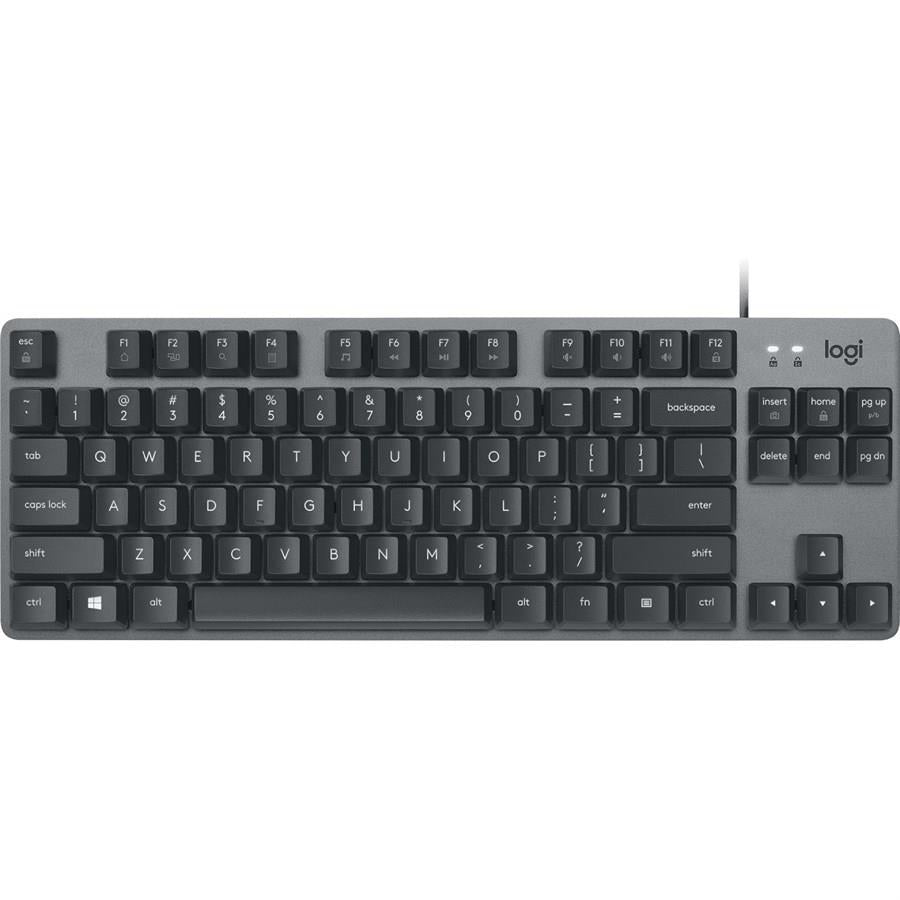 Logitech K835 TKL Mechanical Aluminum Keyboard - Graphite (Blue MX Switches)