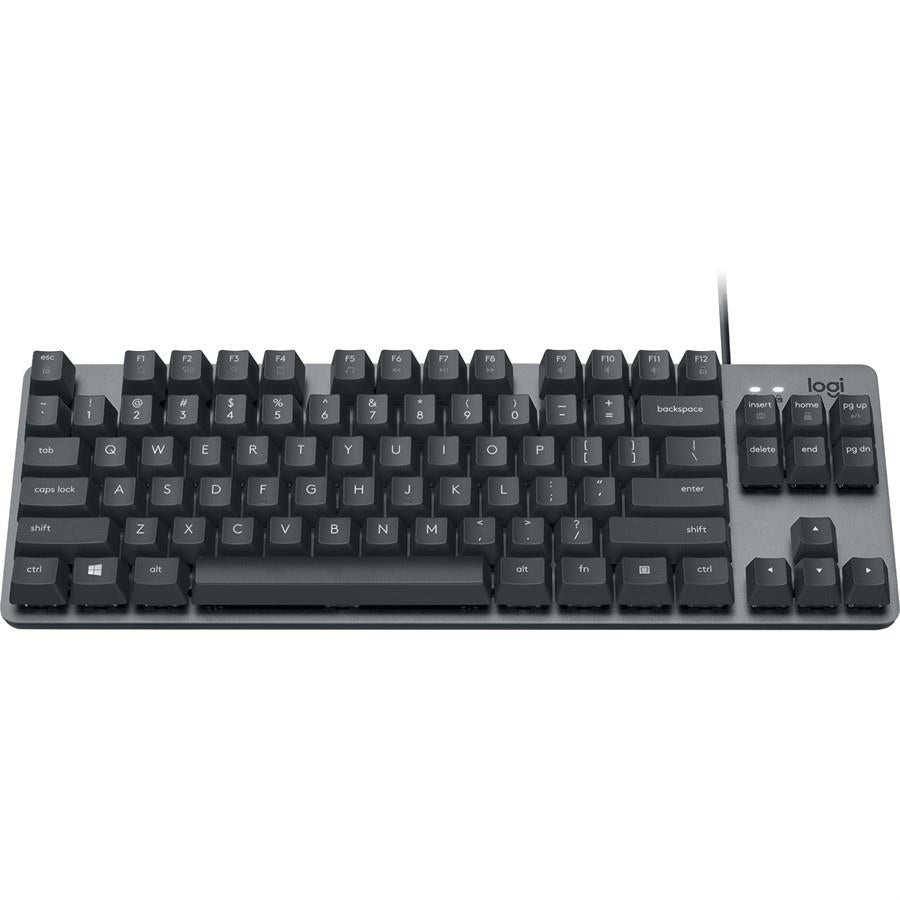 Logitech K835 TKL Mechanical Aluminum Keyboard - Graphite (Blue MX Switches)