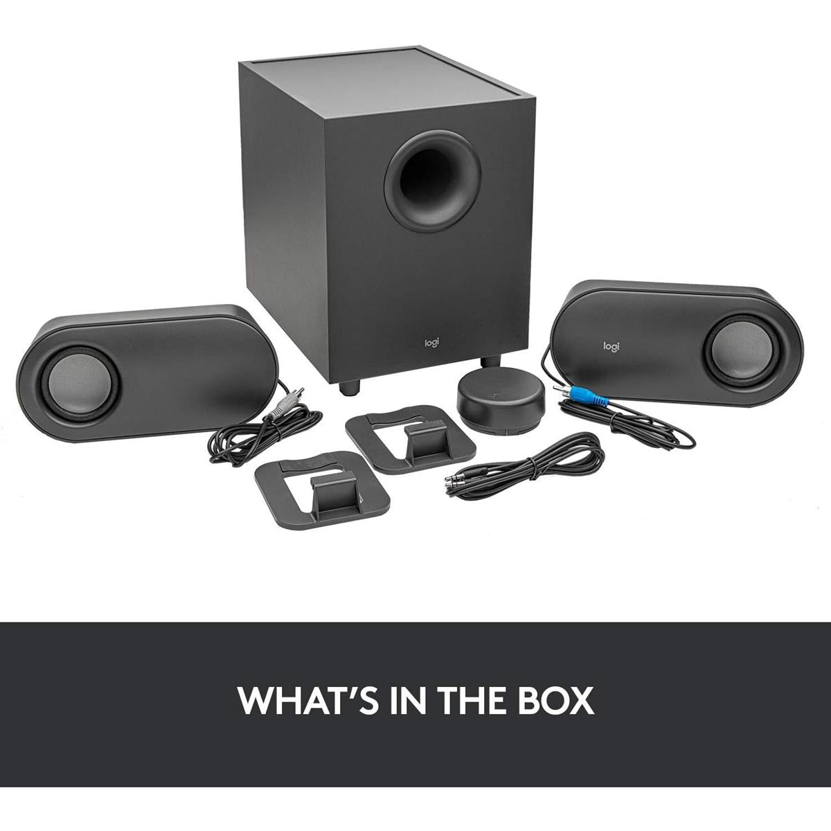 Logitech Z407 Bluetooth Computer Speakers with Subwoofer and Wireless Control