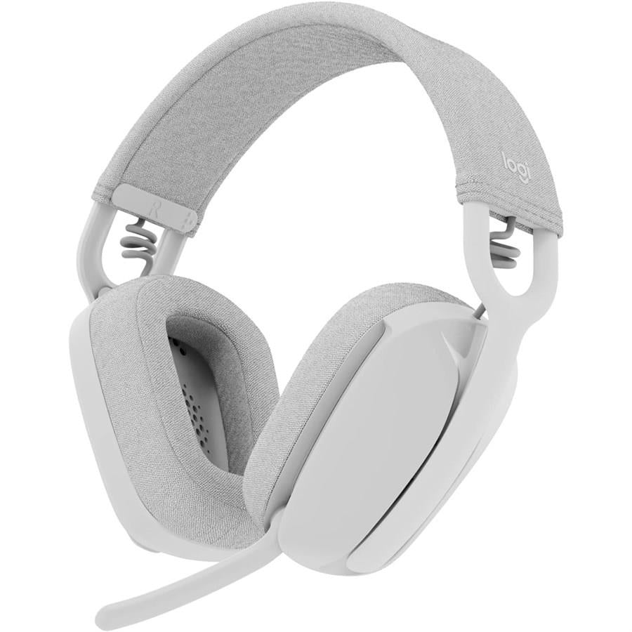 Logitech ZONE VIBE 100 Lightweight Wireless Headphones (Off-White)