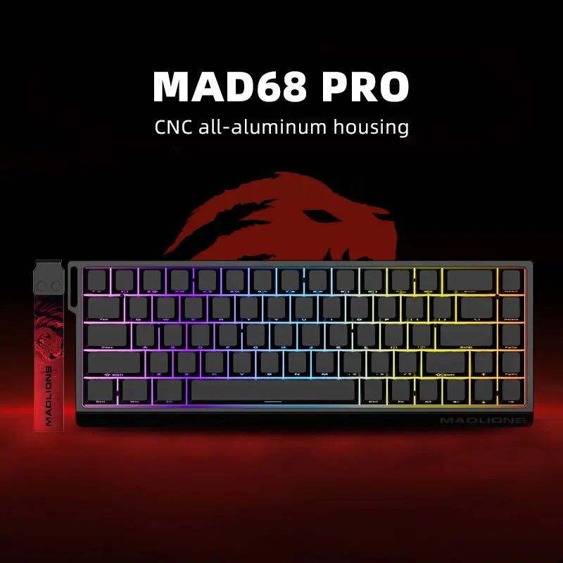 FGG MadLions MAD68 HE PRO RGB 60% Wired Magnetic Switch Gaming Keyboard