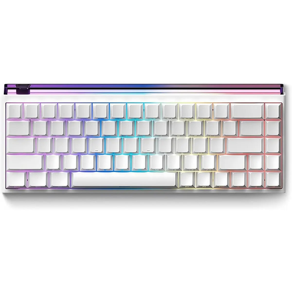FGG MadLions Nano68 Rapid Trigger RGB Gaming Keyboard - White Side Print