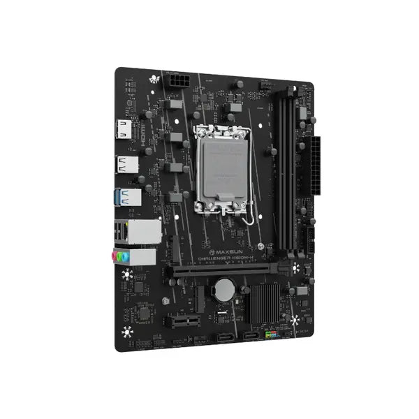 Maxsun Challenger H610M-H V1 DDR4 Intel 12/13/14th Gen microATX Motherboard