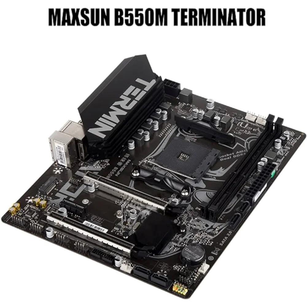 Maxsun Terminator B550M AMD AM4 microATX Motherboard