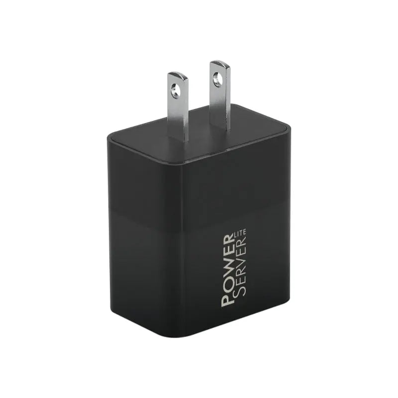 Micropack MWC-218PD 18W PD Fast Charging Block Phone Charger Dual Port - US Plug - Black