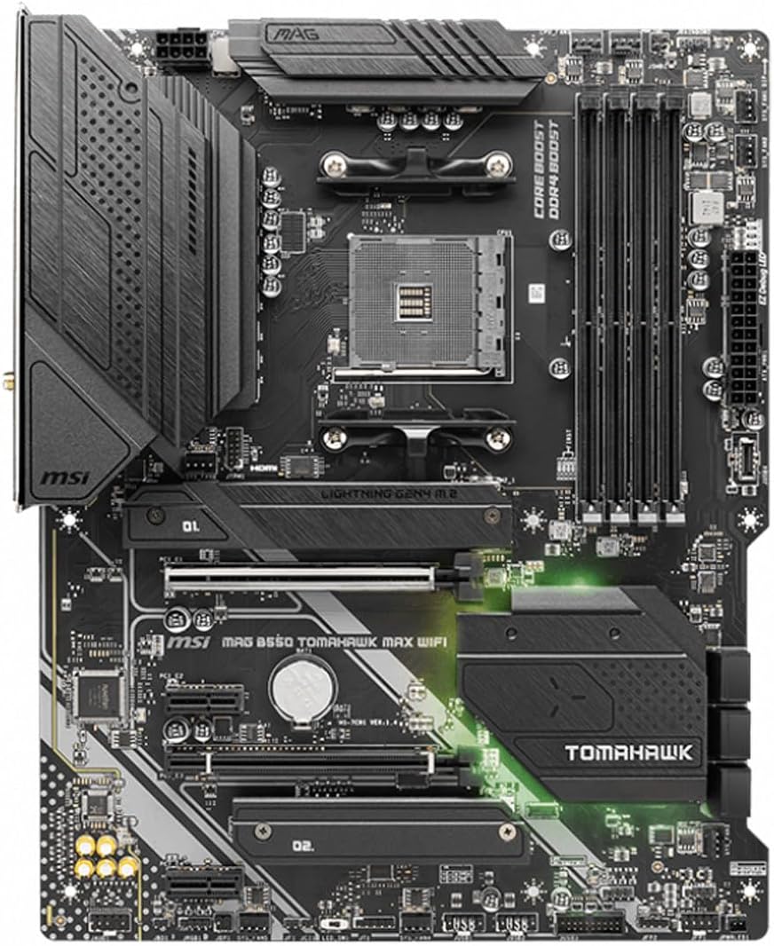 MSI MAG B550 Tomahawk MAX WiFi DDR4 Gaming Motherboard
