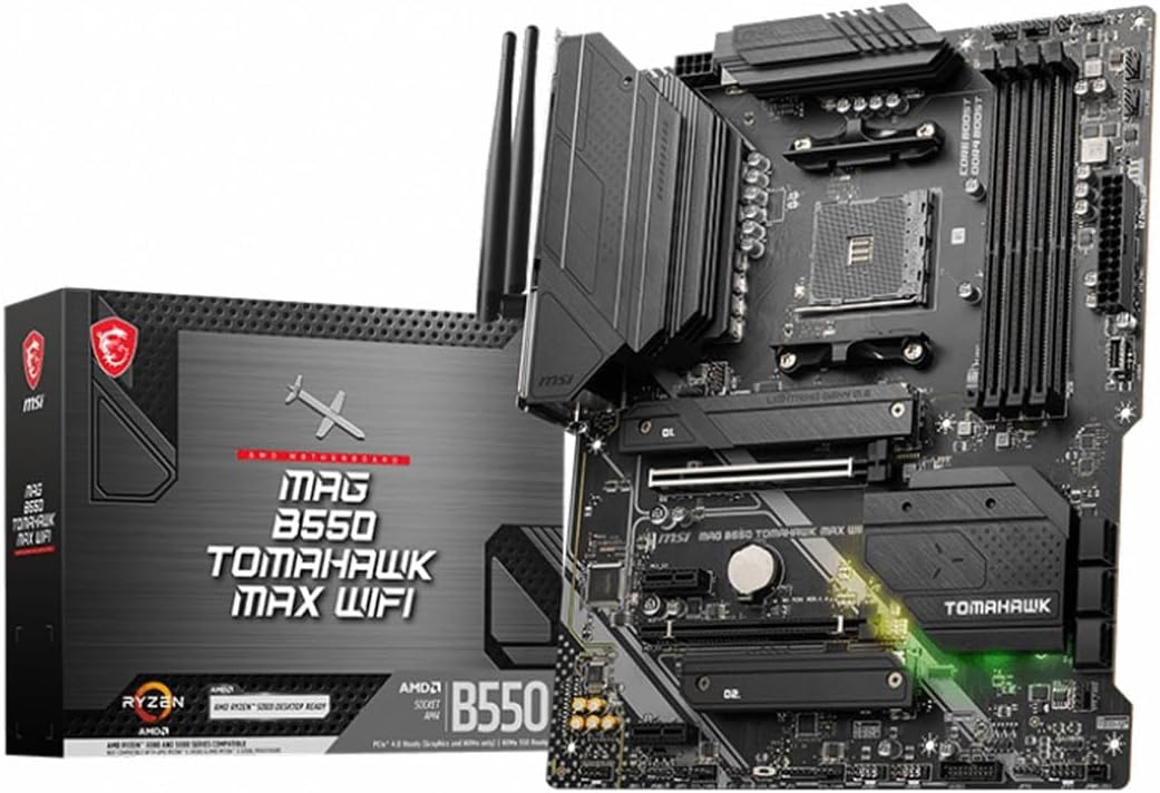 MSI MAG B550 Tomahawk MAX WiFi DDR4 Gaming Motherboard