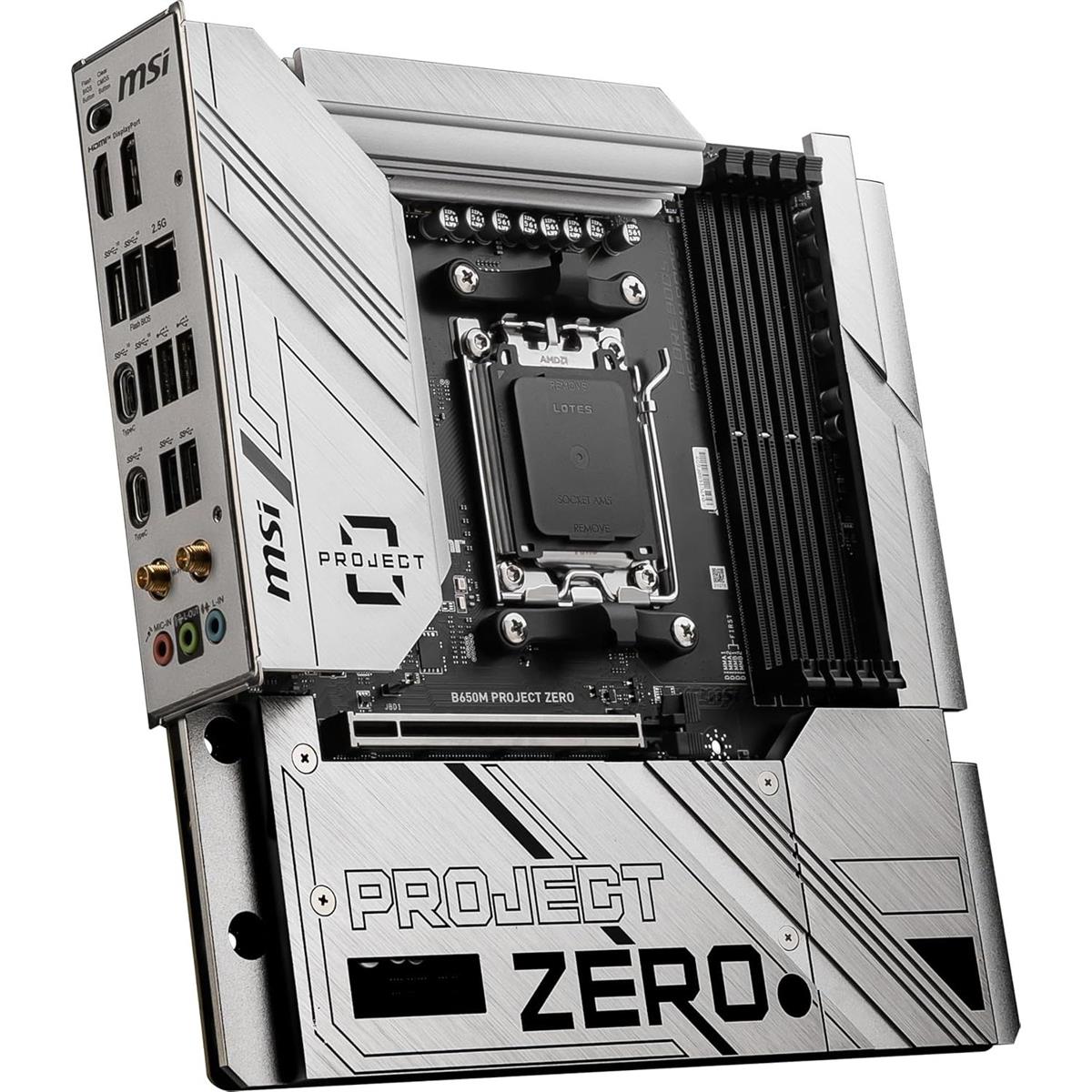 MSI B650M Project Zero Gaming Motherboard - PakByte  