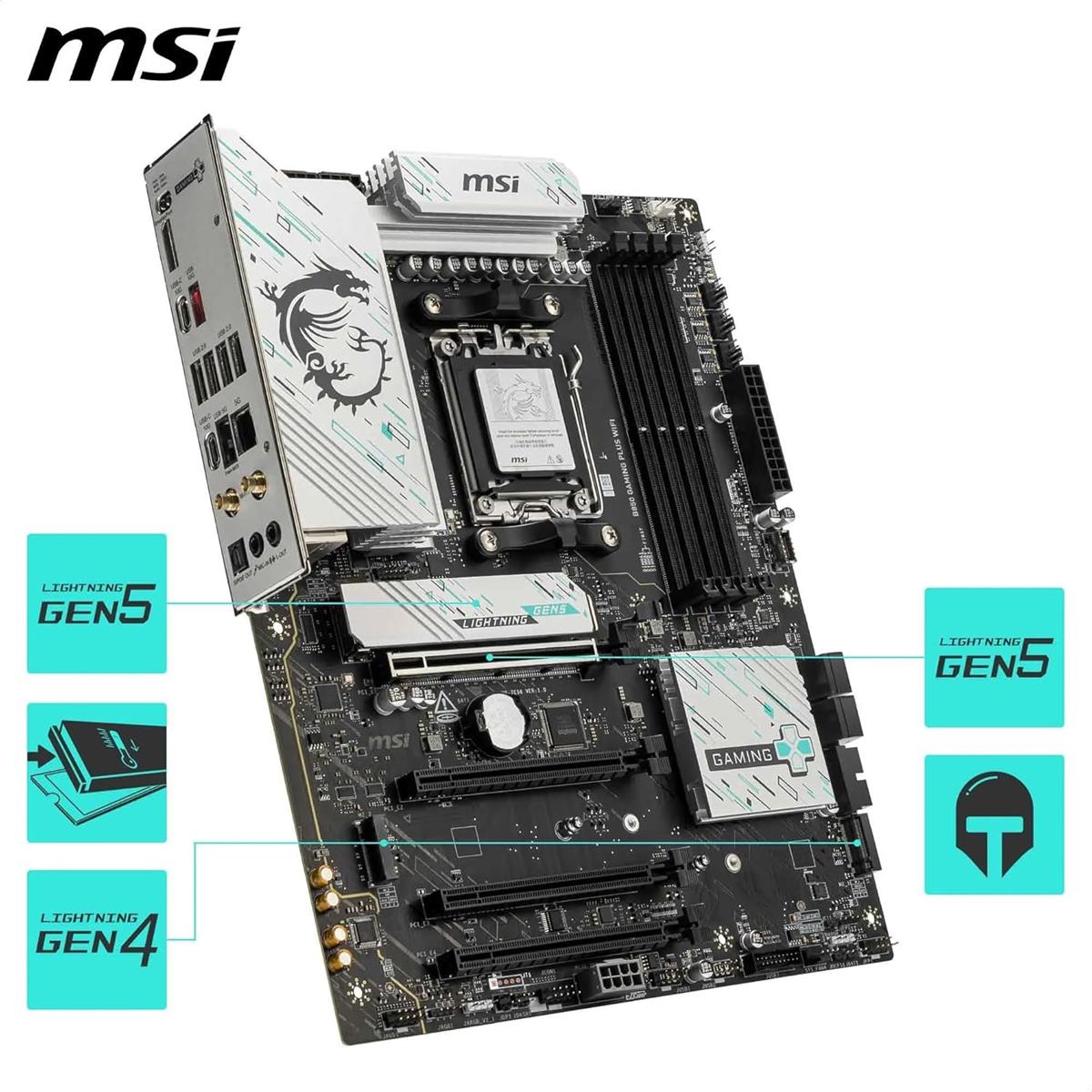MSI B850 Gaming Plus Wifi Motherboard - PakByte  