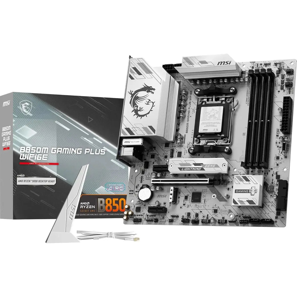 MSI B850M Gaming Plus Wifi6E Motherboard