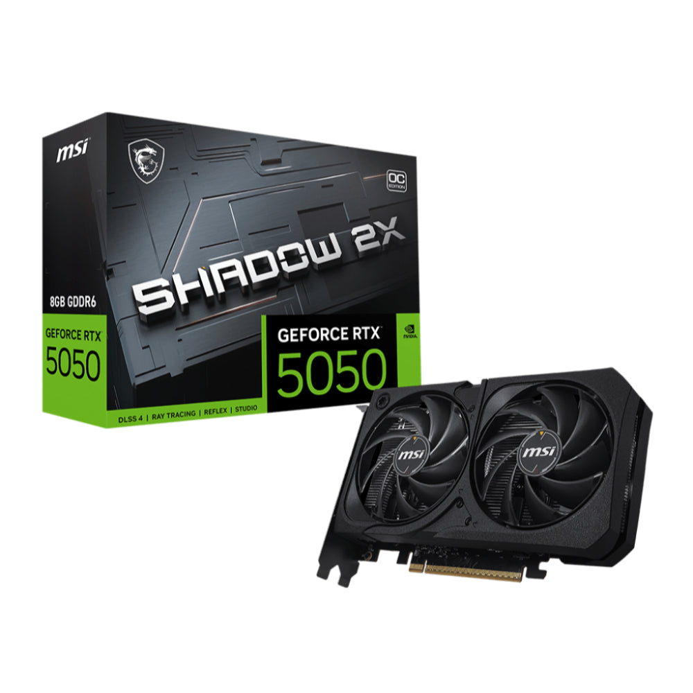 MSI GeForce RTX 5050 8G SHADOW 2X OC Graphics Card