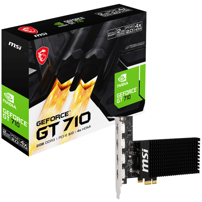 MSI Gaming GeForce GT 710 2GB GDRR3 Graphics Card
