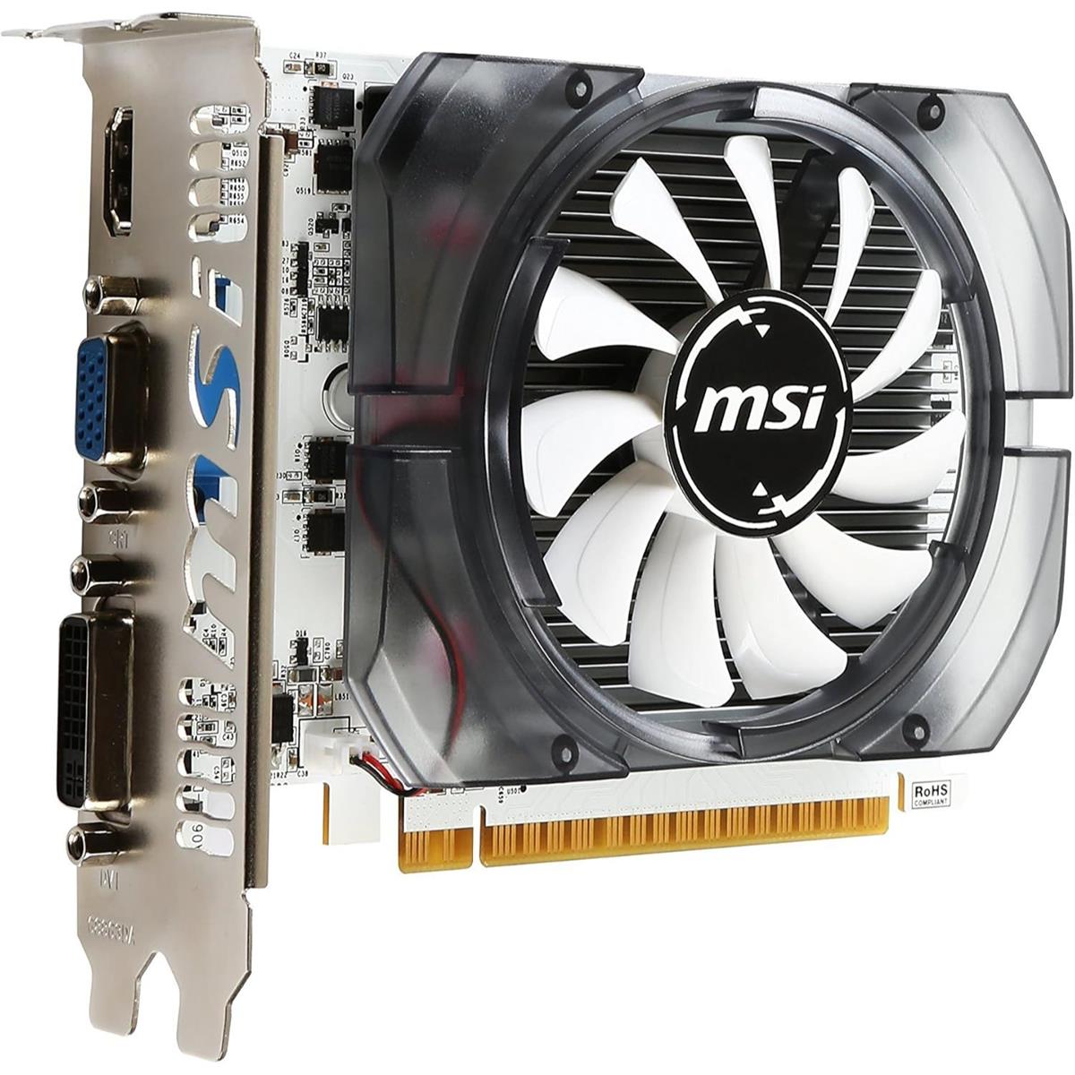 MSI GeForce GT 730 Fermi DDR3 4GB DirectX 12 Graphics Card - PakByte  