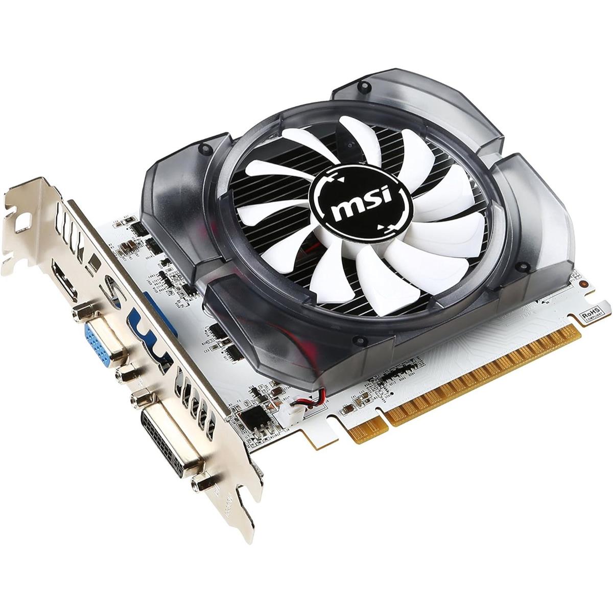 MSI GeForce GT 730 Fermi DDR3 4GB DirectX 12 Graphics Card - PakByte  