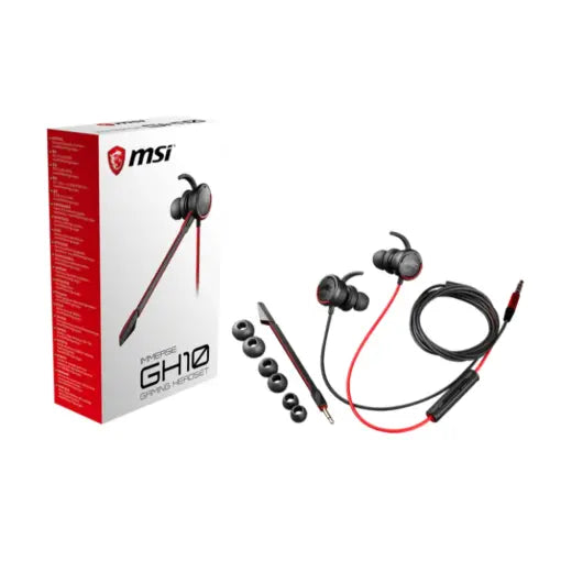 MSI IMMERSE GH10, Gaming Earphones Wired Handfree - PakByte  