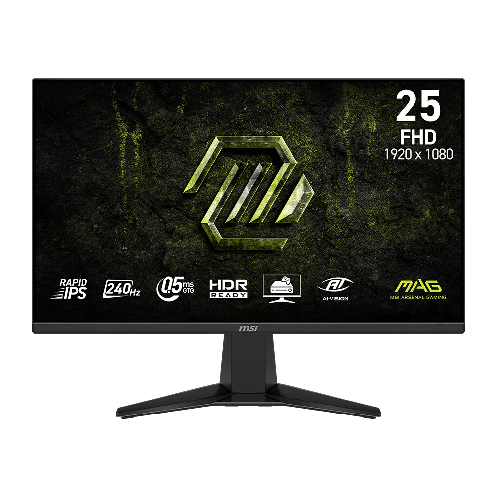 MSI MAG 255F X24 24.5-inch FHD 240Hz Rapid IPS Gaming Monitor