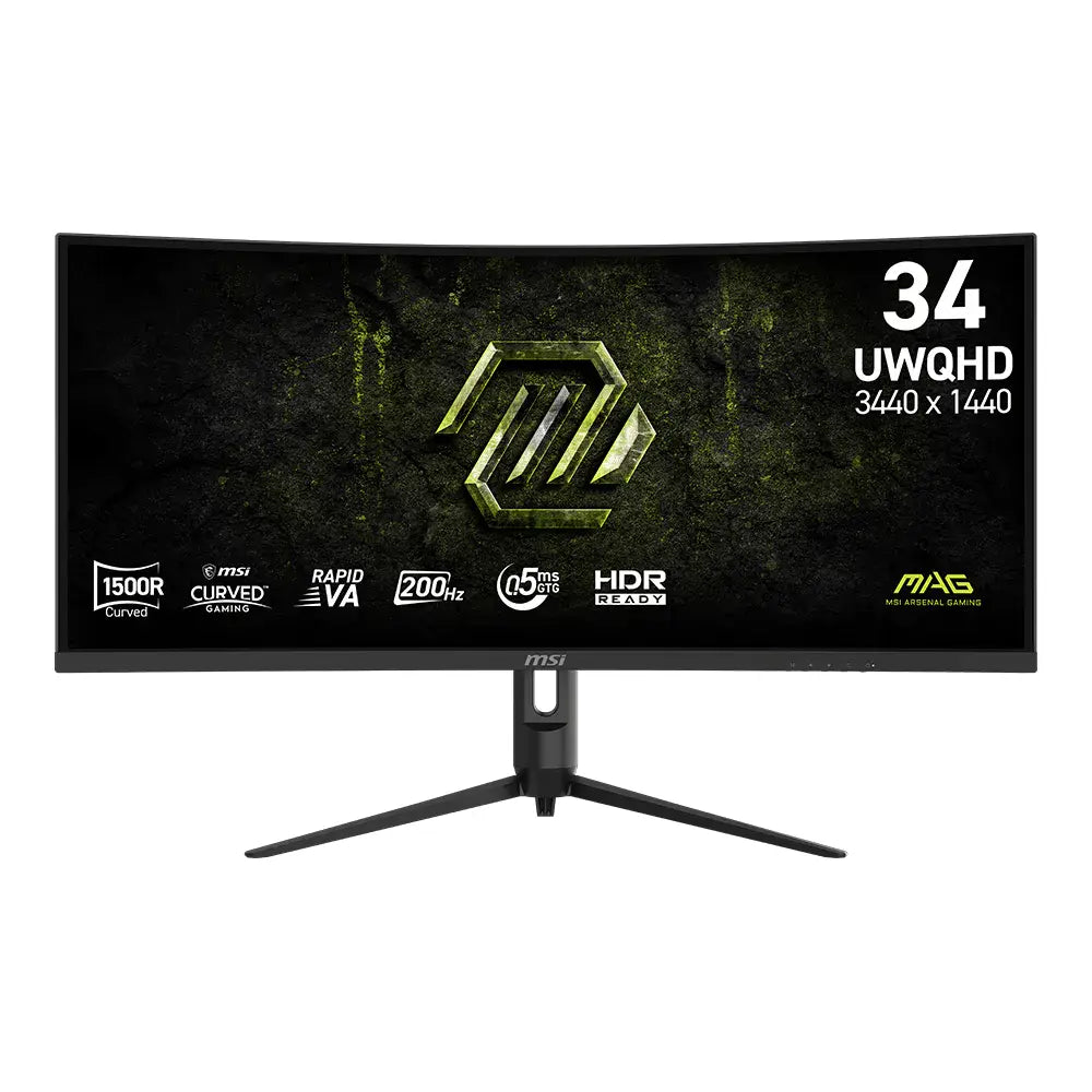 MSI MAG 342CQRF E20 34 Inch 2K UWQHD Curved Gaming Monitor