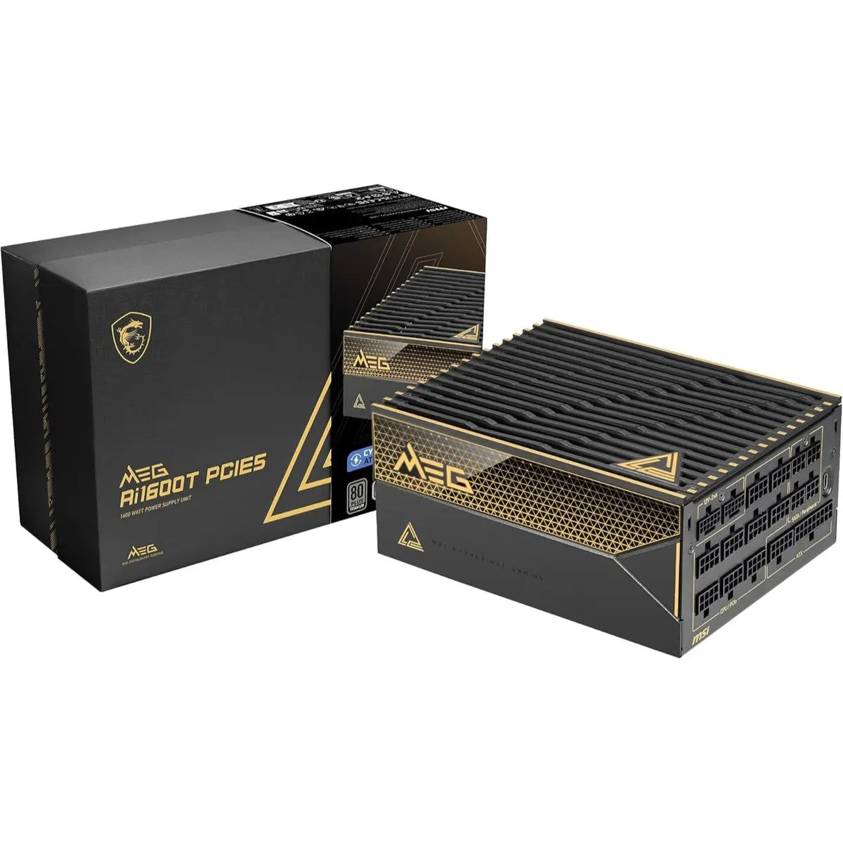 MSI MAG Ai1600T PCIE5 Fully Modular Gaming 80+ Titanium 1600W Power Supply