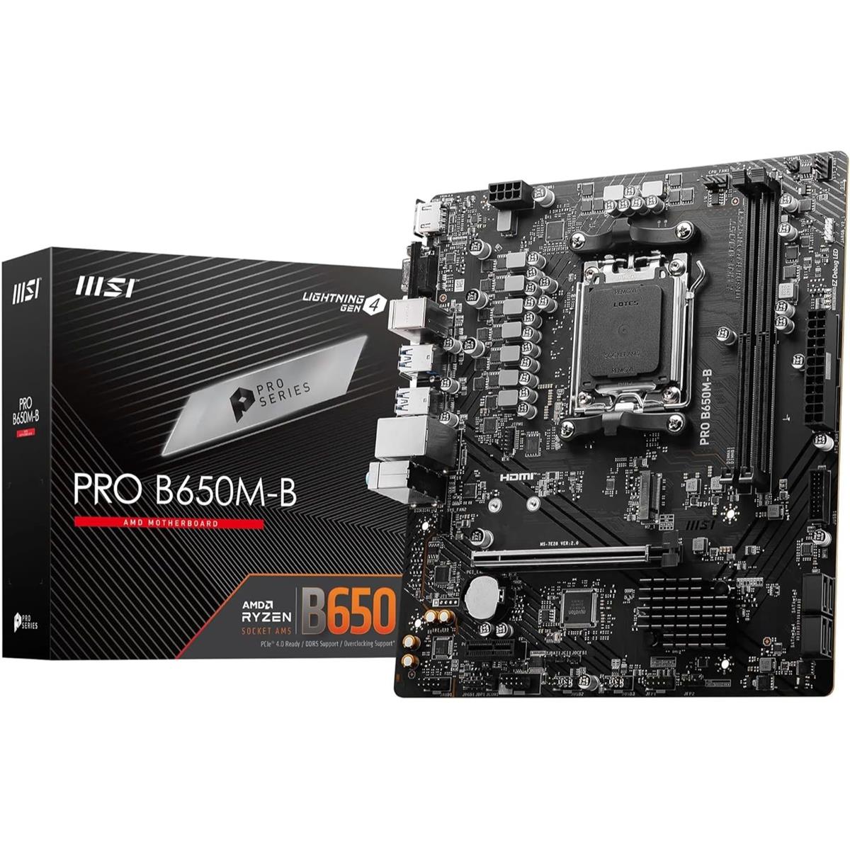 MSI Pro B650M-B DDR5 Motherboard - PakByte  