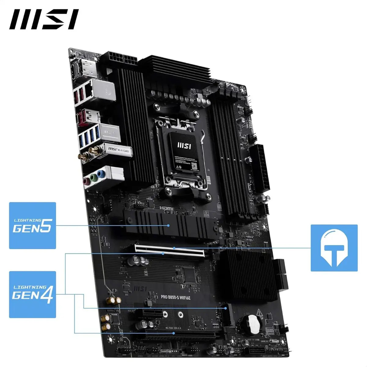 MSI Pro B850-S Wifi6E DDR5 Motherboard