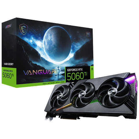 MSI Gaming RTX 5060 Ti 16G Vanguard SOC Graphics Card