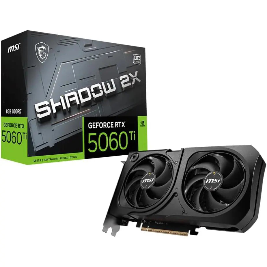 MSI GeForce RTX 5060 Ti 8G Shadow 2X OC Plus Graphics Card