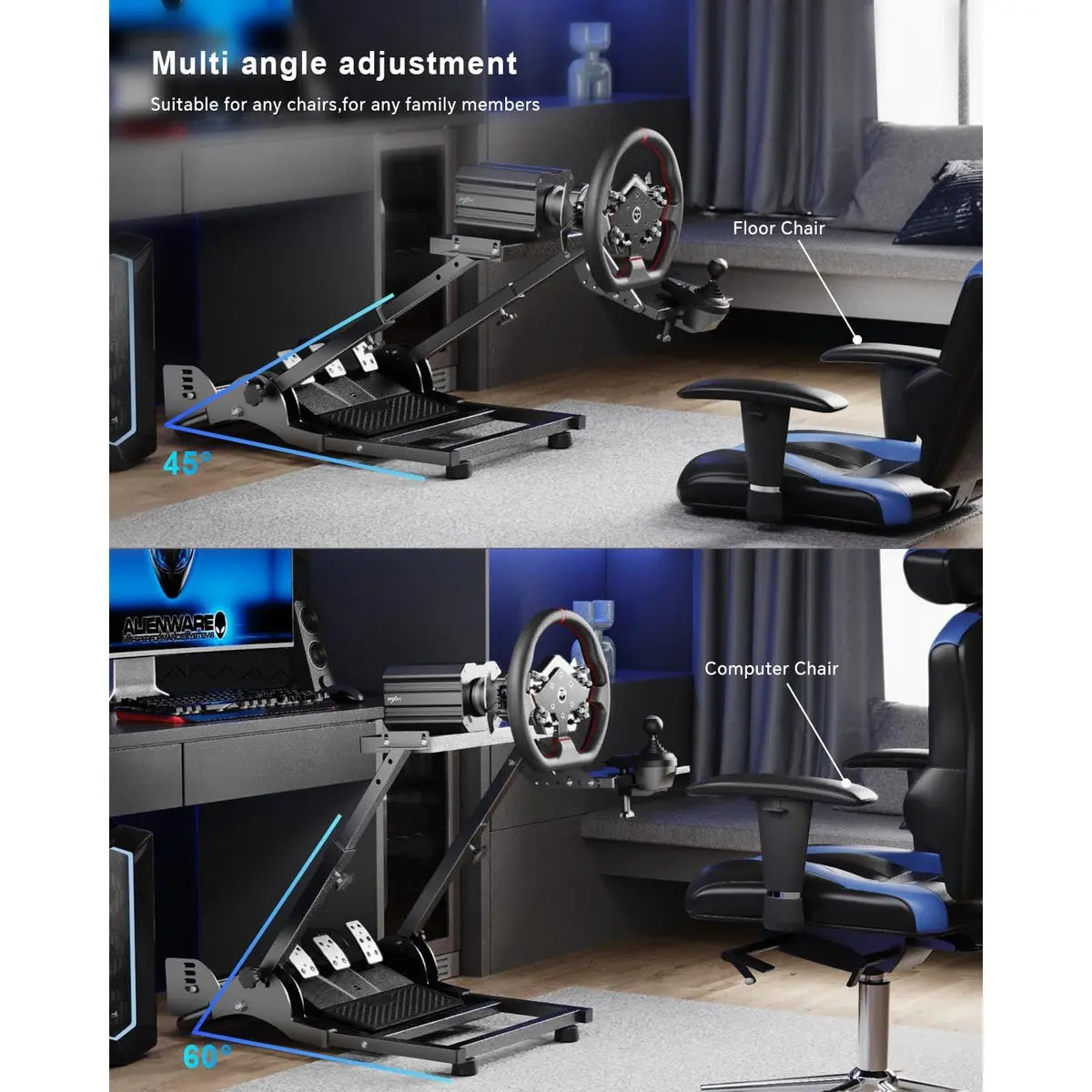 PXN A10 Steering Wheel 11Kg Foldable Stand