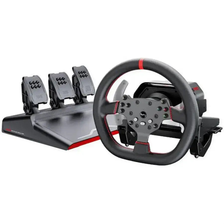 PXN V10 Pro Racing Wheel with Hall Effect Pedals and Paddle Shifters