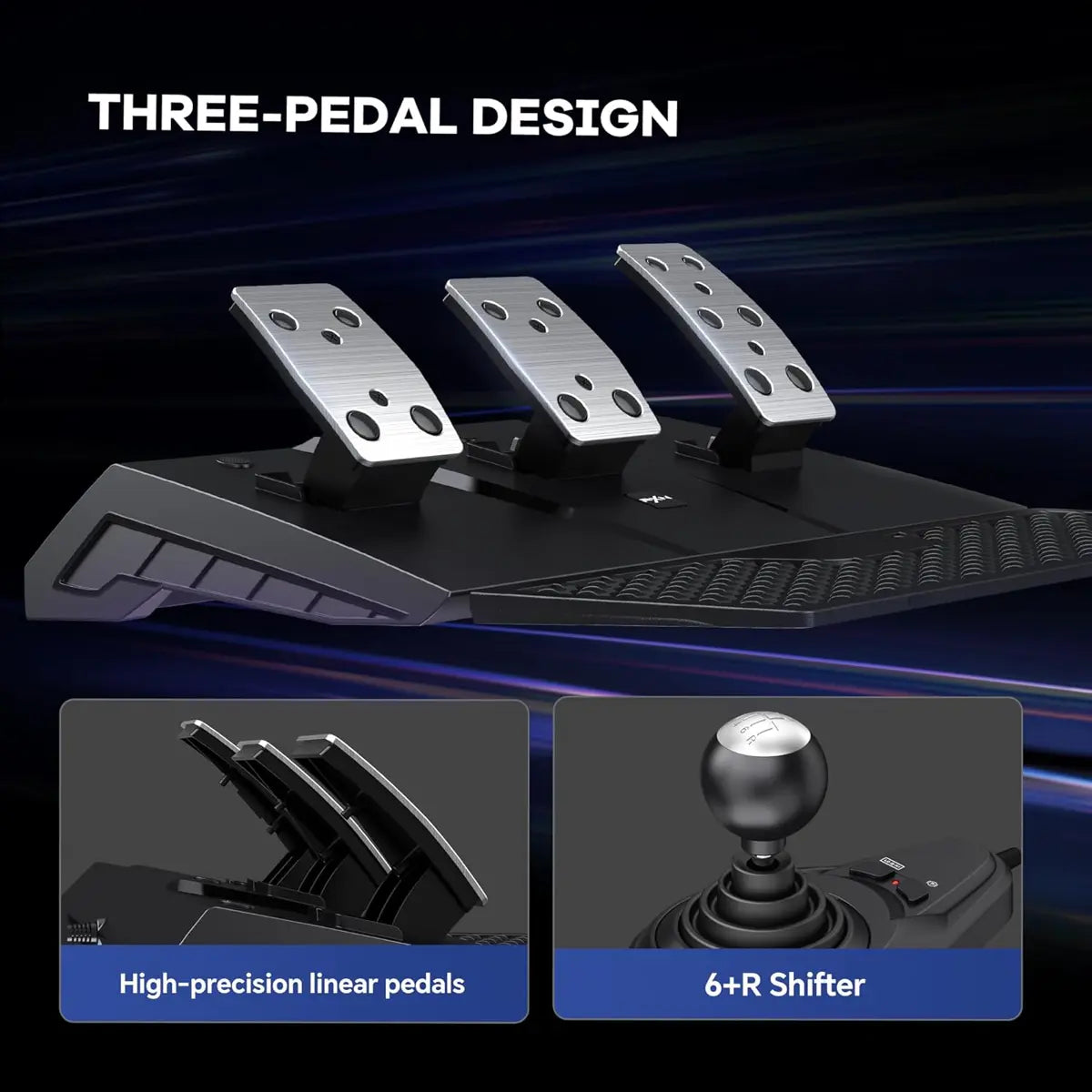 PXN V9 Gen2 Racing Steering Wheel with Shifter and Pedal