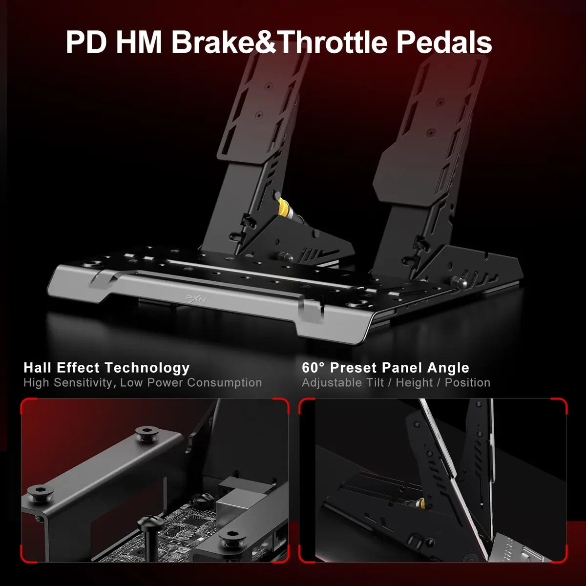 PXN VD6 Bundle PC Steering Wheel and Pedals