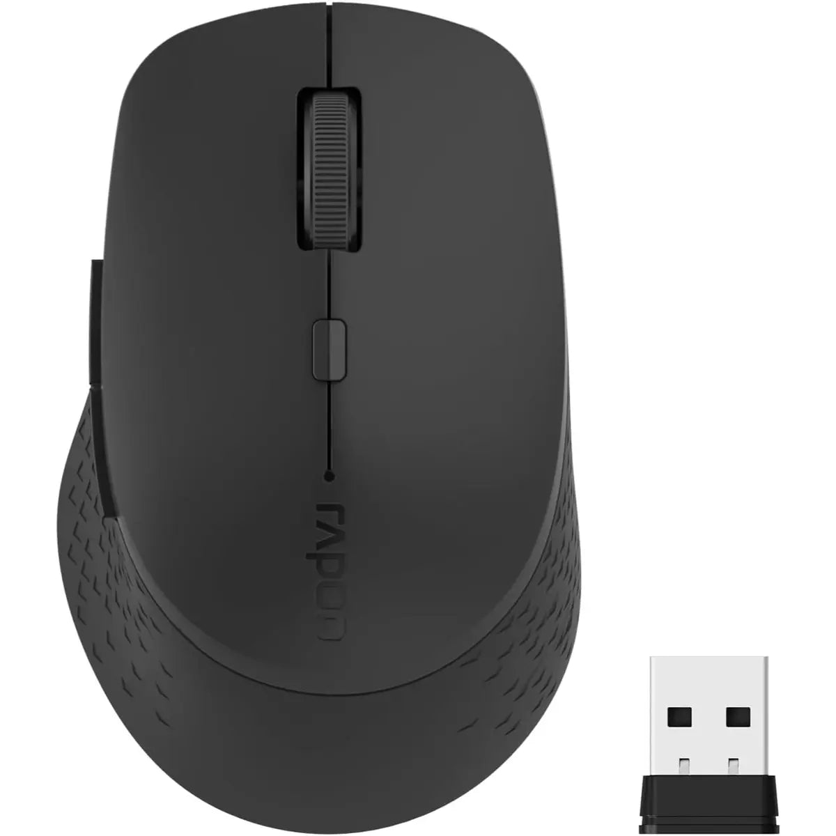 Rapoo M300 Silent Wireless Mouse - Dark Grey