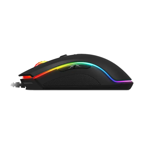 Rapoo V25S RGB Optical Wired Gaming Mouse - Black