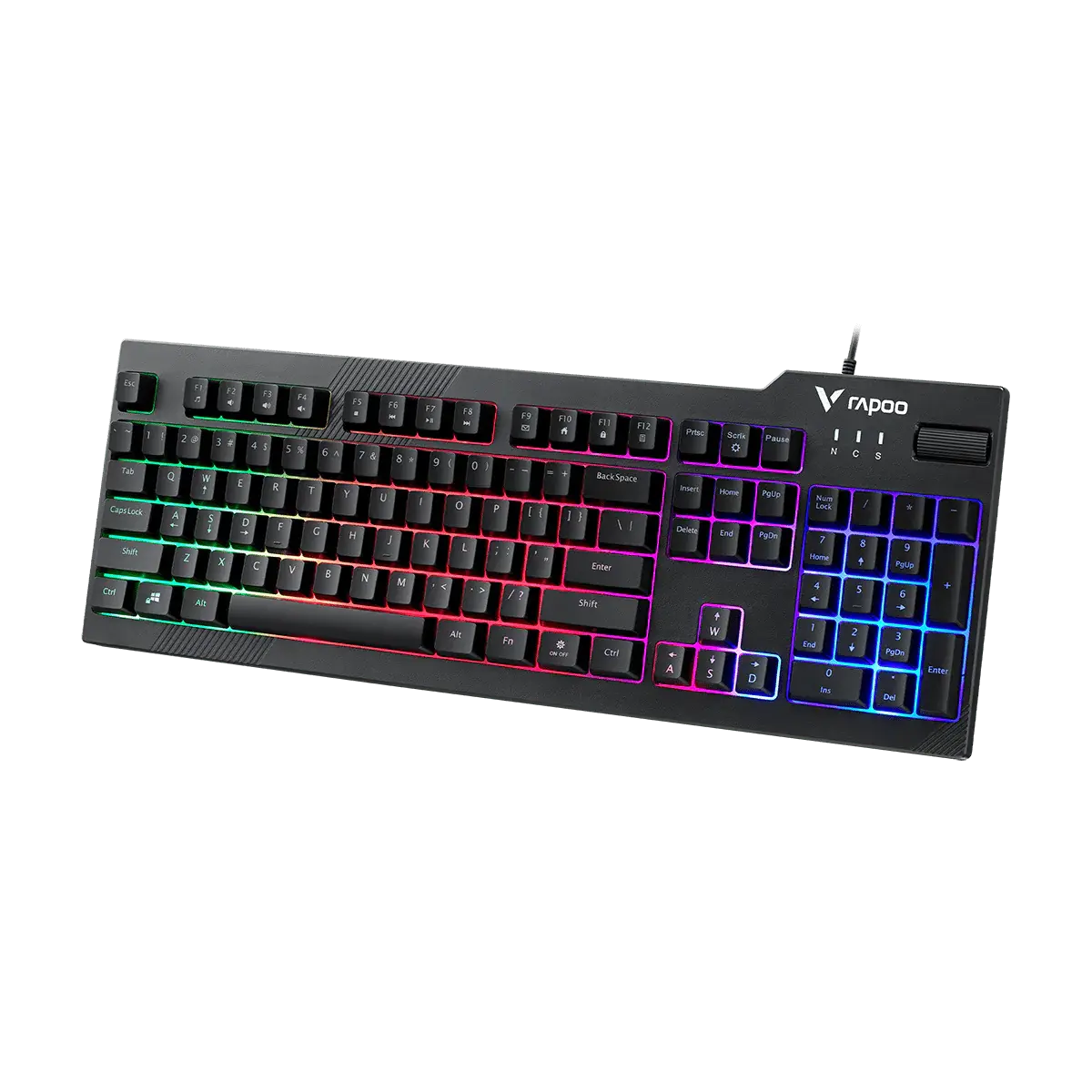 Rapoo V50S RGB Backlit Gaming Keyboard - Black