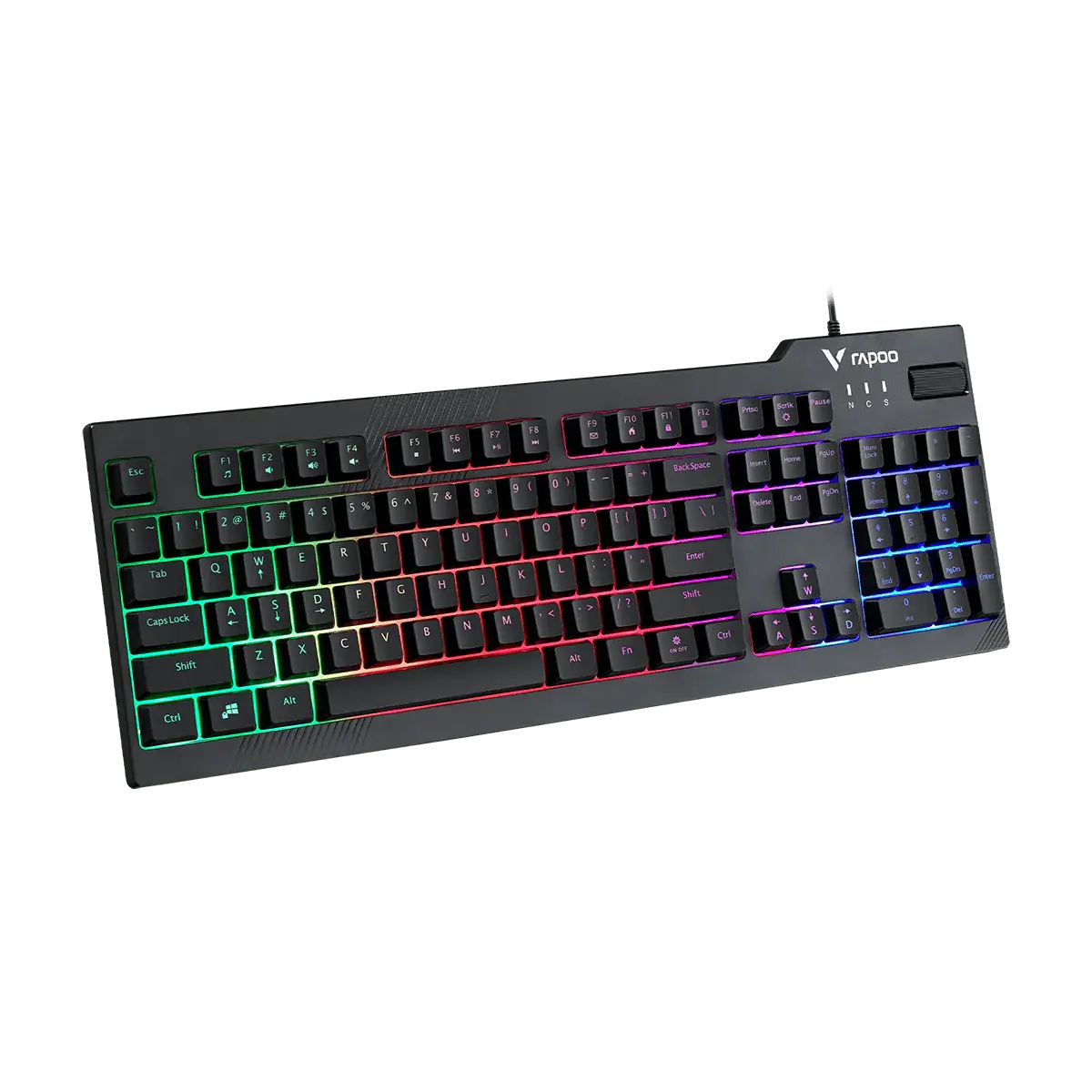 Rapoo V50S RGB Backlit Gaming Keyboard - Black
