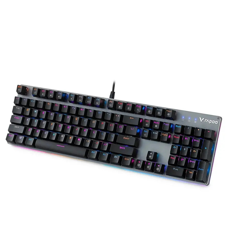 Rapoo V520 RGB Backlit Mechanical Gaming Keyboard – Black